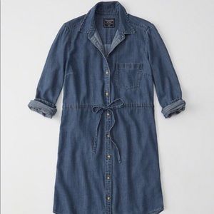 DENIM CHAMBRAY SHIRTDRESS
